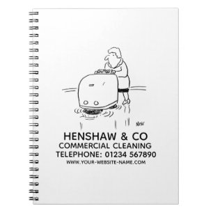 Carnet Bloc-notes promotionnel de nettoyage commercial