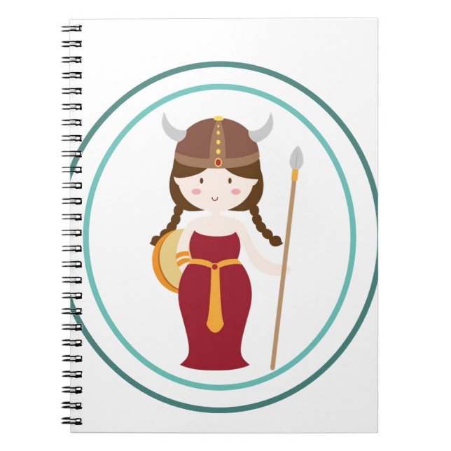 Carnet Bloc-notes - Viking Warrior Princess (Devant)