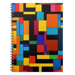 Carnet Blocs Abstraits dans les couleurs du désert