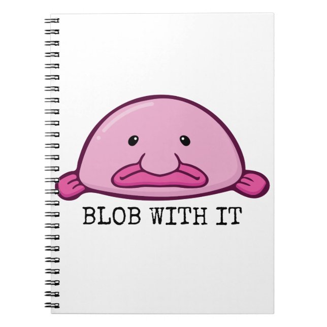 Carnet Bloquer avec / Blobfish (Devant)