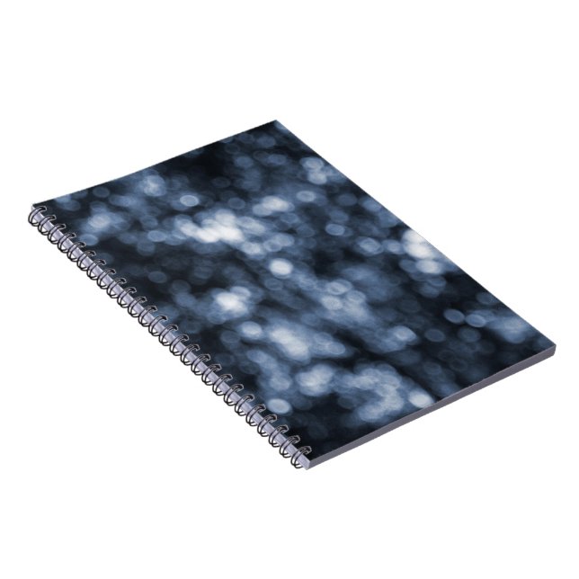 Carnet Blue Bokeh (Côté Droit)
