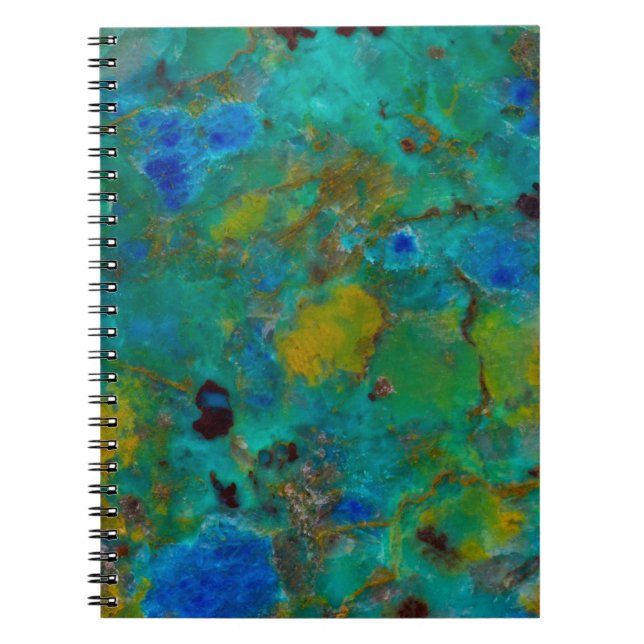Carnet Blue Cliff Chrysocolla (Devant)