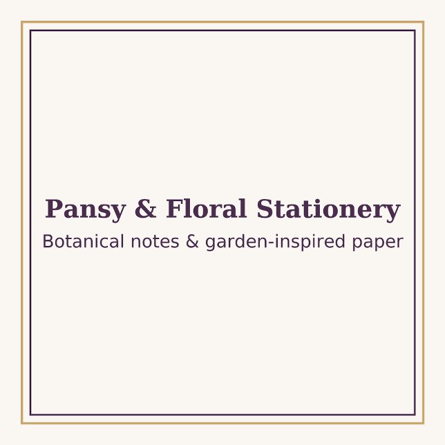 Carnet Blue Pansy Floral Notebook | Elegant Botanical Jou (From an original family watercolour pansy — now beautifully designed on notebooks and cards)