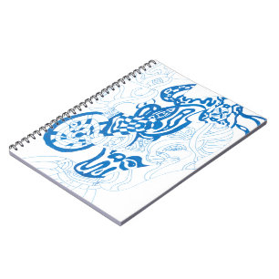 Carnet "Blue Sketch" Art Abstrait