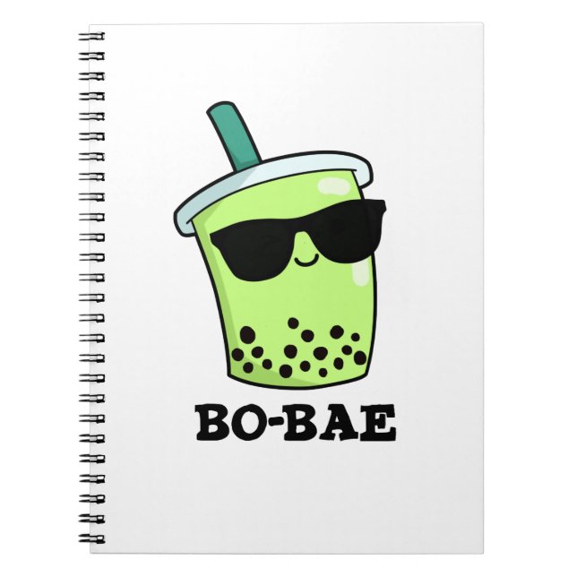 Carnet Bo-bae Blague de thé aux perles drôle Pun  (Devant)