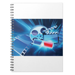 Carnet Bobine de film de cinéma pour soirée cinéma