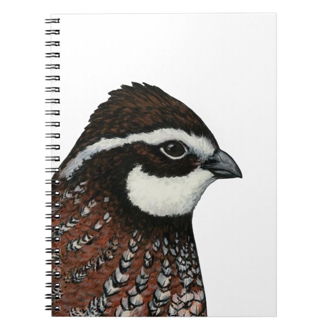 Carnet Bobwhite Quail Head (Devant)