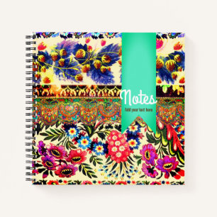 Carnet Boho Caravan Aqua