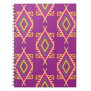 Carnet Boho Chic : Ornement Ethnique Sans Seamless