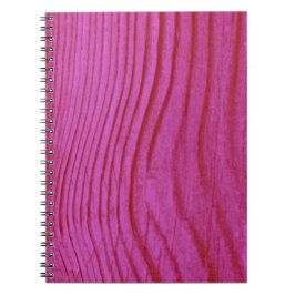 Carnet Bois rose chaud
