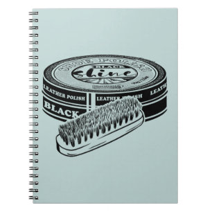 Carnet Boite de cirage à chaussures noires