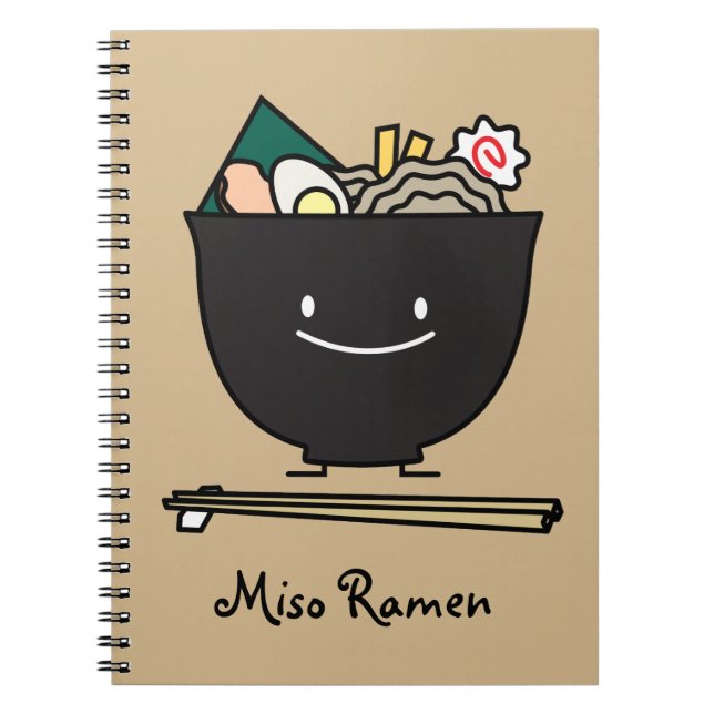 Carnet Bol heureux de Ramen (Devant)