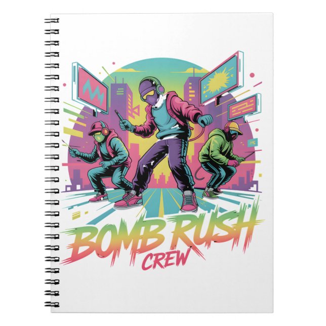 Carnet Bomb Rush Cyberfunk – Neon Street Rebellion (Devant)
