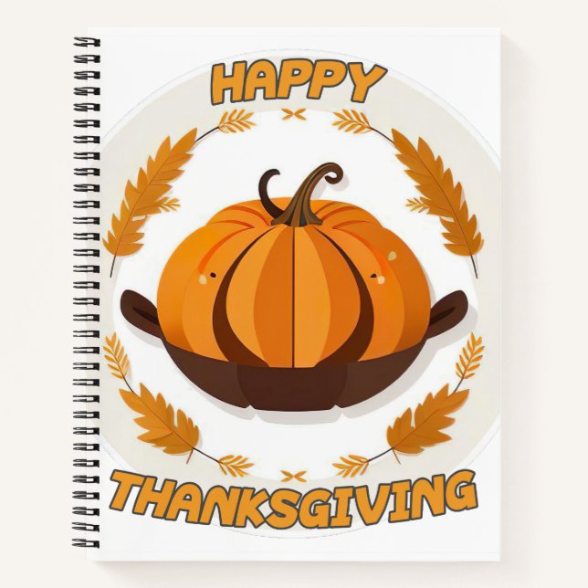 Carnet bon thanksgiving (Devant)