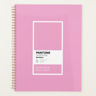 Carnet Bonbon rose personnalisé   Nom personnalisé