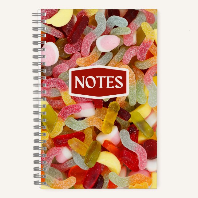 Carnet Bonbons Gummy Coloré (Recto)