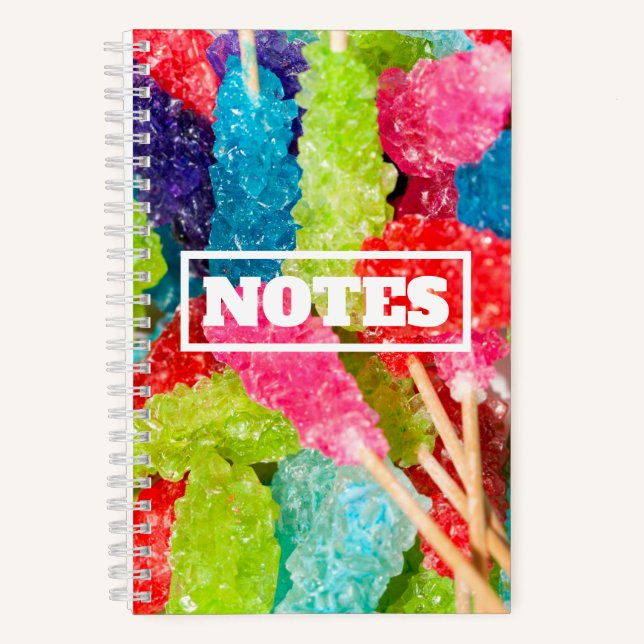 Carnet Bonbons Rocheux colorés (Recto)