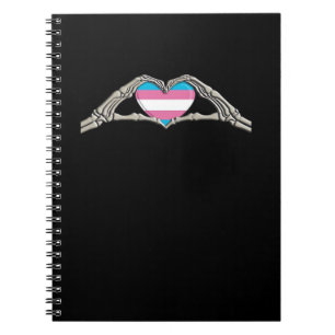Carnet Bone Hands Coeur Transgenre Goth