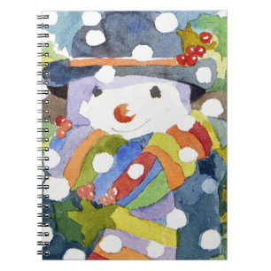 Carnet Bonhomme de neige dans la neige 2011