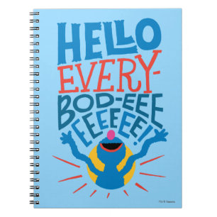 Carnet Bonjour Grover