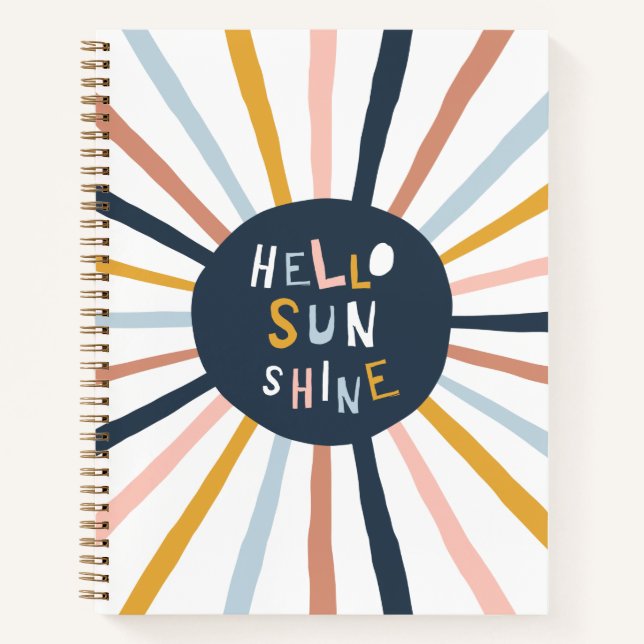 Carnet Bonjour Sunshine (Devant)