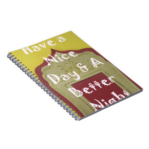 Carnet Bonne journée et une meilleure nuit d'art encadré