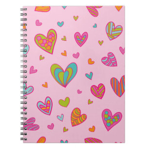 Carnet Bonne Saint Valentin 2023 Avec amour du coeur