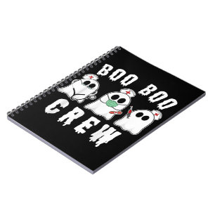 Carnet Boo Boo Crew Funny Nurse Ghost Costume Halloween