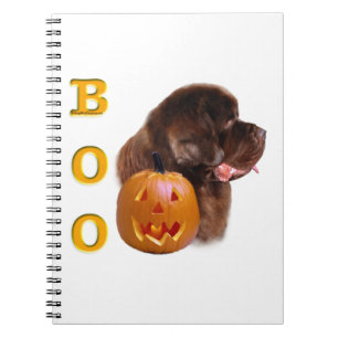 Carnet BOO Halloween Brown de Terre-Neuve