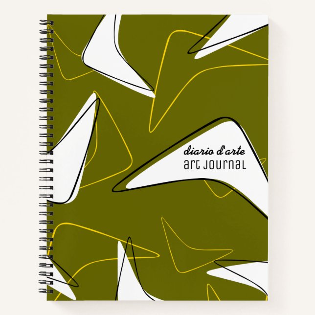 Carnet Boomerangs rétro (Devant)