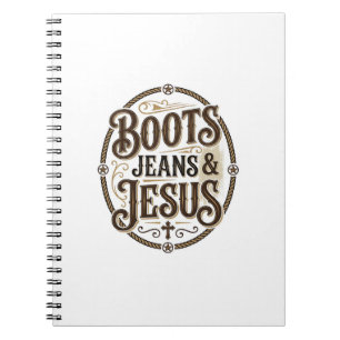 Carnet Boots Jeans & Jésus Foi Occidentale Vintage