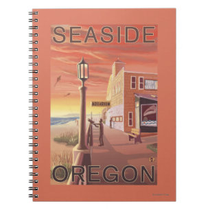 Carnet Bord de la mer, vue d'OregonAquarium
