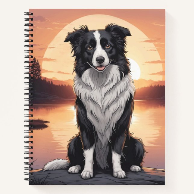 Carnet Border Collie Dog (Devant)