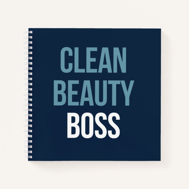 Carnet Boss beauté propre pour Beautycounter (Devant)