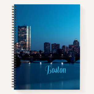 Carnet Boston Massachusetts City Skyline