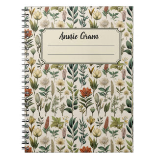 Carnet Botanique Vintage – Fleur Ancienne