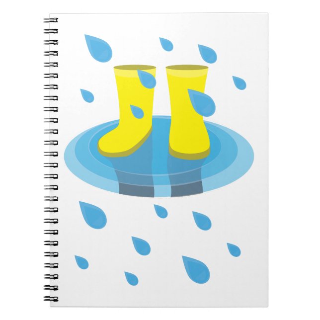 Carnet Bottes de pluie (Devant)
