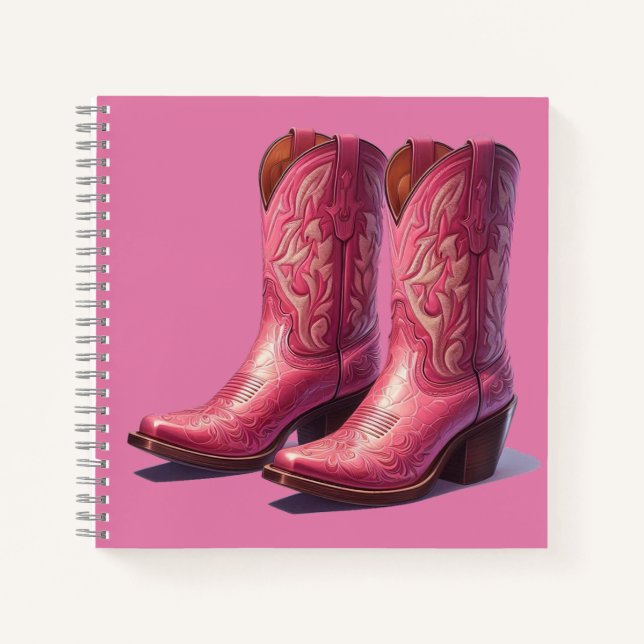 Carnet bottes roses ! (Devant)