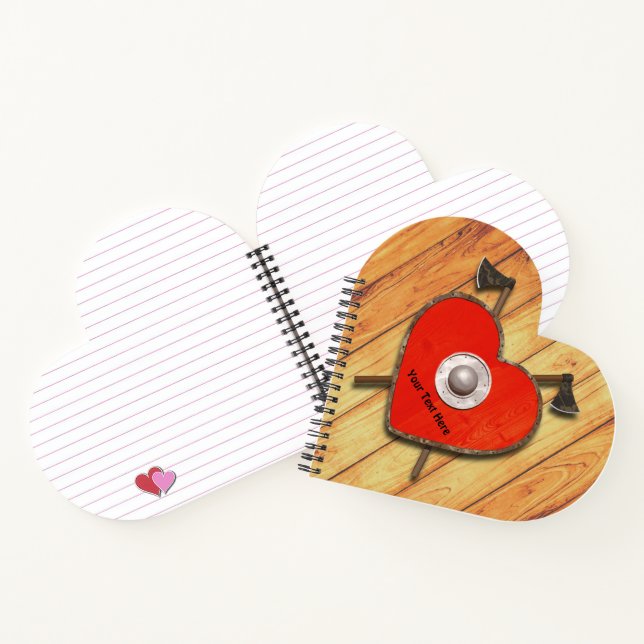 Carnet Bouclier cardiaque viking (Intérieur)
