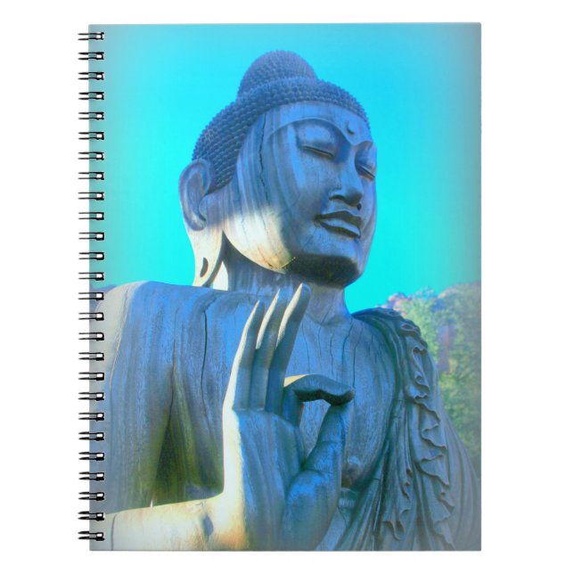 Carnet bouddha bleu (Devant)