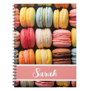 Carnet boulangerie macarons colorée