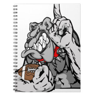 Carnet bouledogue du football