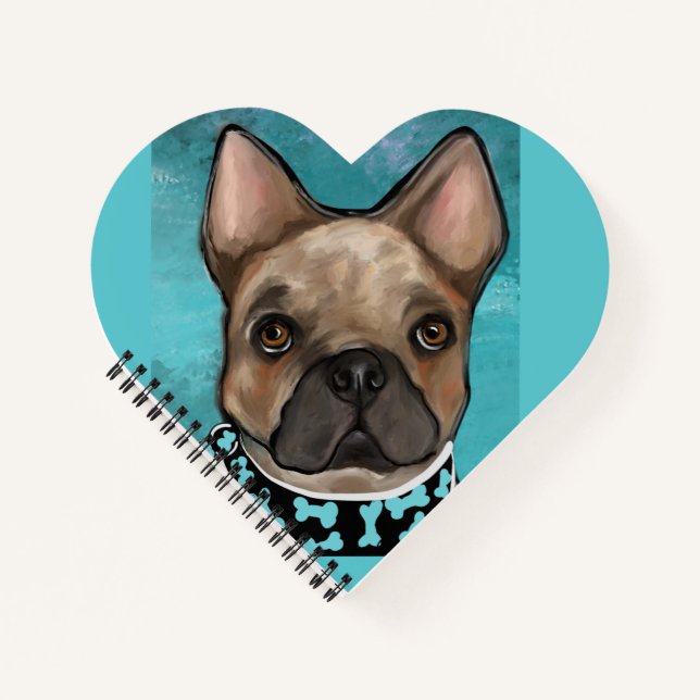 CARNET BOULEDOGUE FRANÇAIS         (Devant)