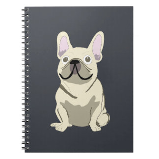 Carnet Bouledogue Français crème