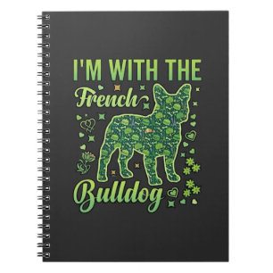 Carnet Bouledogue français Halloween Macaron Tour Eiffel_