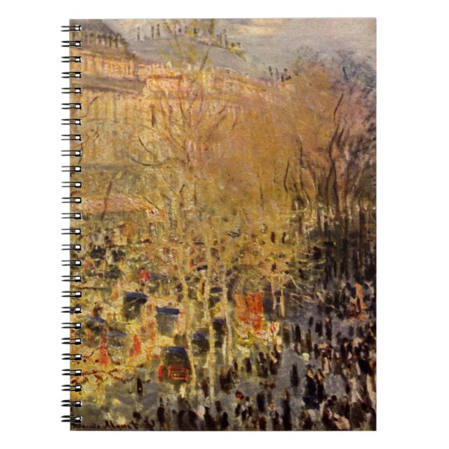 Carnet Boulevard des Capucines de Claude Monet, Beaux-art (Devant)