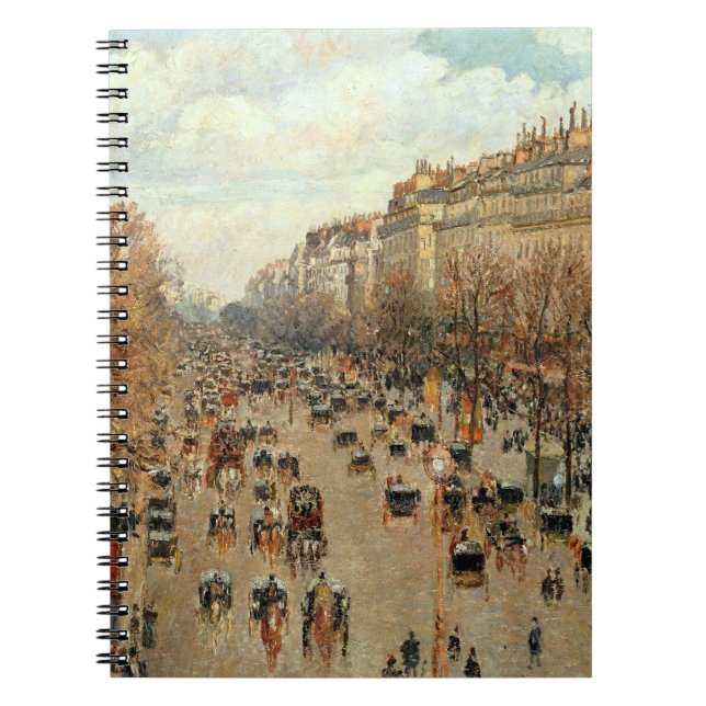 Carnet Boulevard Montmartre-Eremitage Camille Pissarro (Devant)