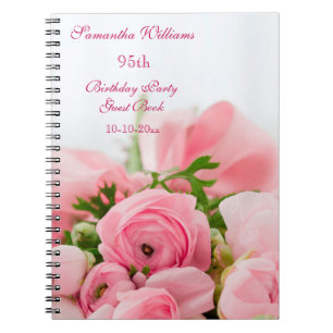 Carnet Bouquet de quatre-vingt-quinzième anniversaire de