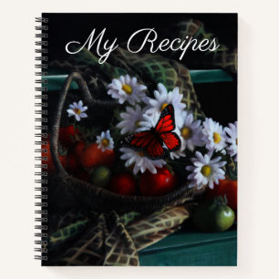 Carnet Bouquet papillon Mes recettes
