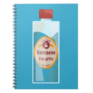 Carnet Bouteille de kérosène Paraffine